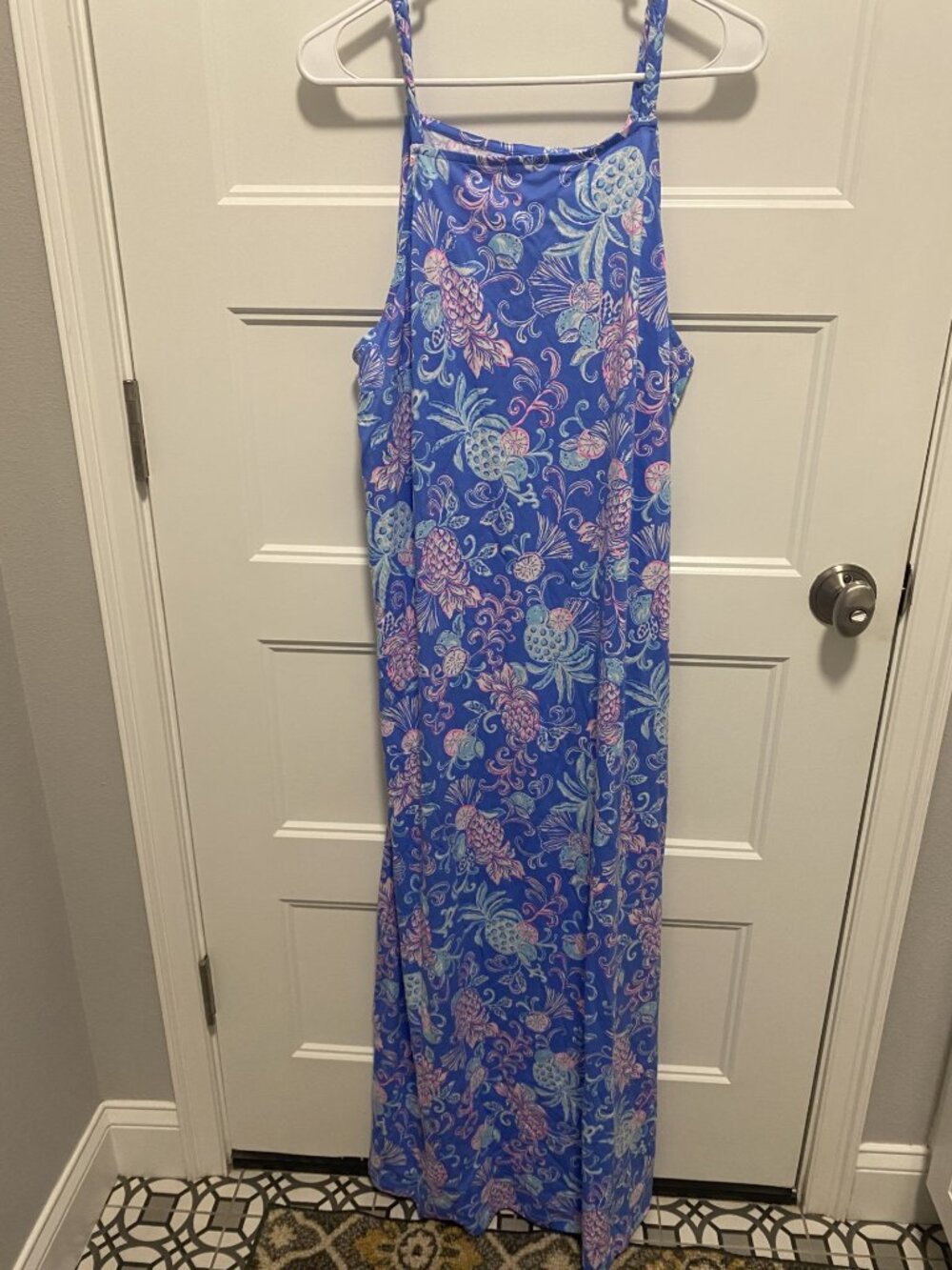 NEW Lilly Pulitzer Braided Straps Kyleigh Maxi Dress - Citrus Crush